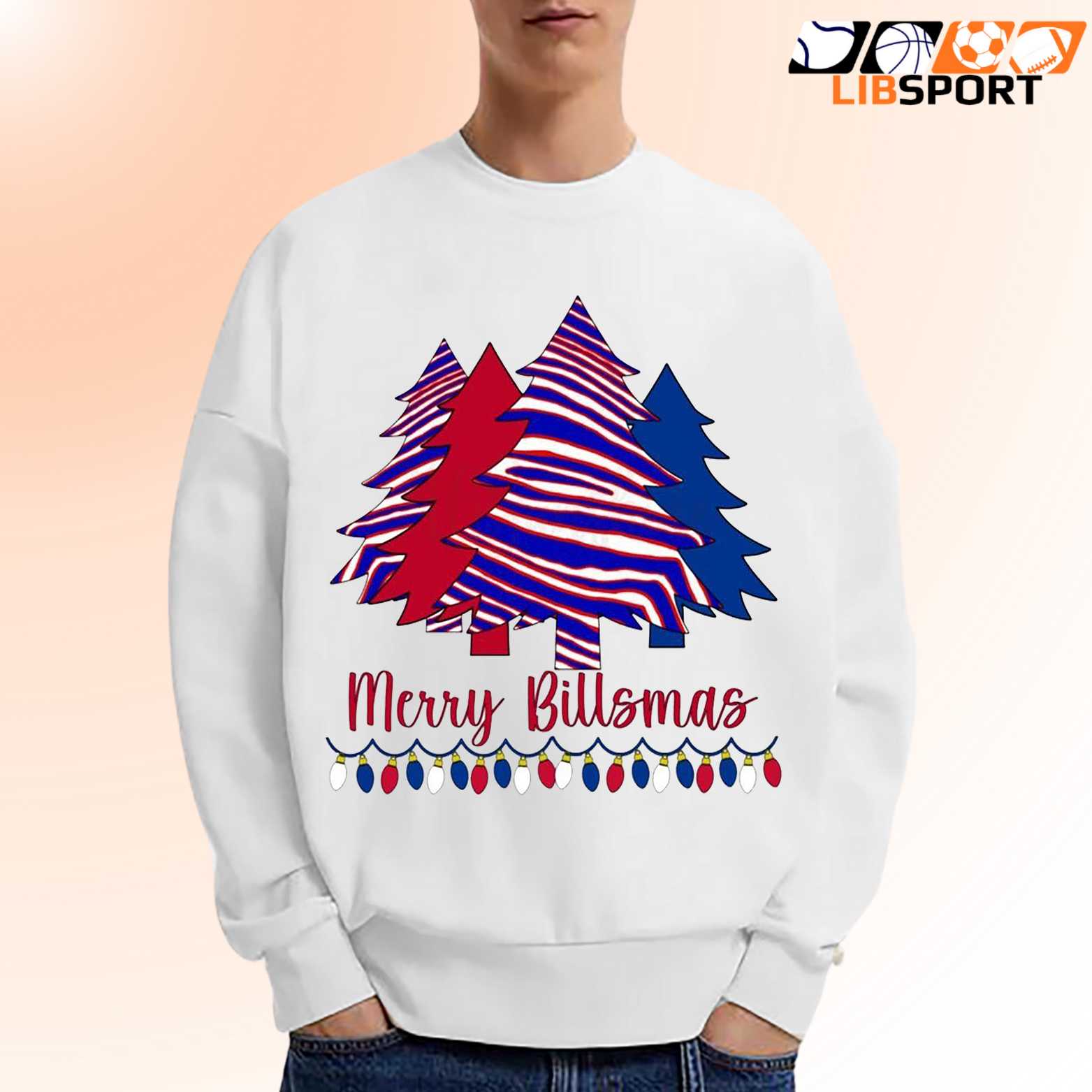 Buffalo Bills Xmas Graphic Tee, Holiday Game Day T Shirt